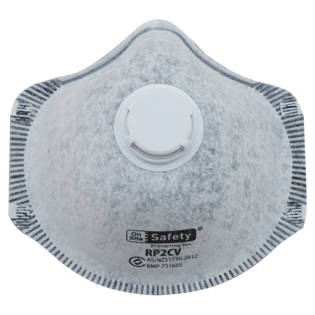 Face Mask - P2 Moulded Respirator with Valve and Carbon - Disposable