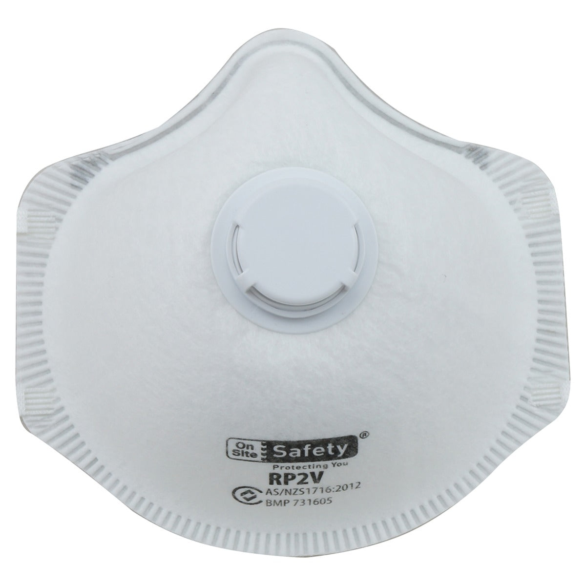 Face Mask - P2 Moulded Respirator with Valve - Disposable