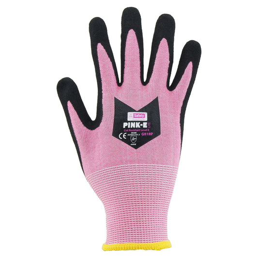 Gloves - Cut Resistant - Pink-E